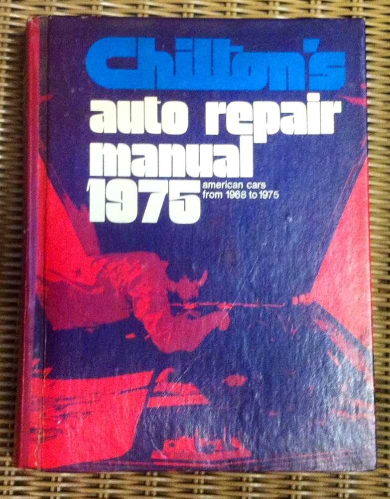 chiltons auto repair manual 1972