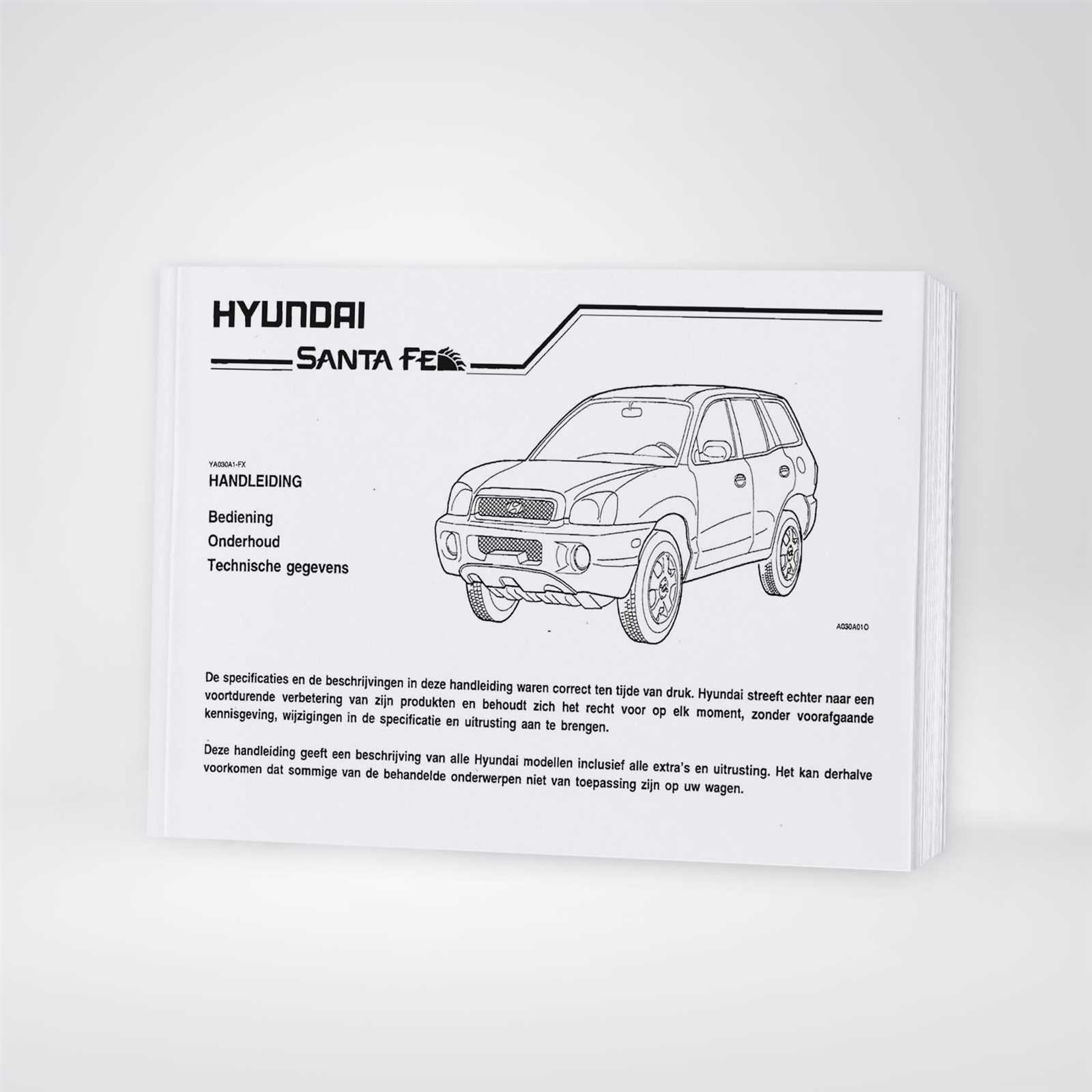 2001 hyundai santa fe repair manual