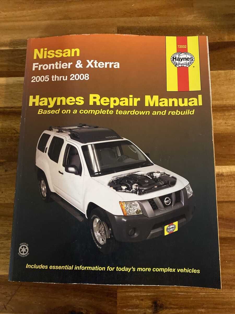 2006 nissan xterra repair manual