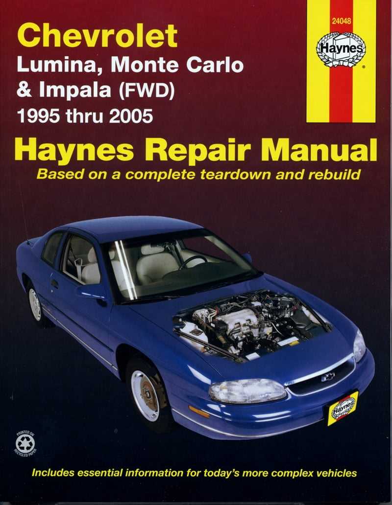 1999 chevy lumina repair manual