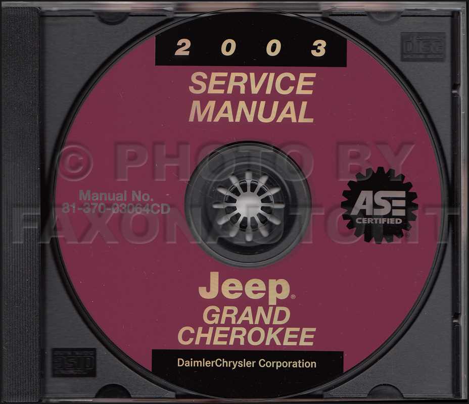 2003 jeep grand cherokee repair manual