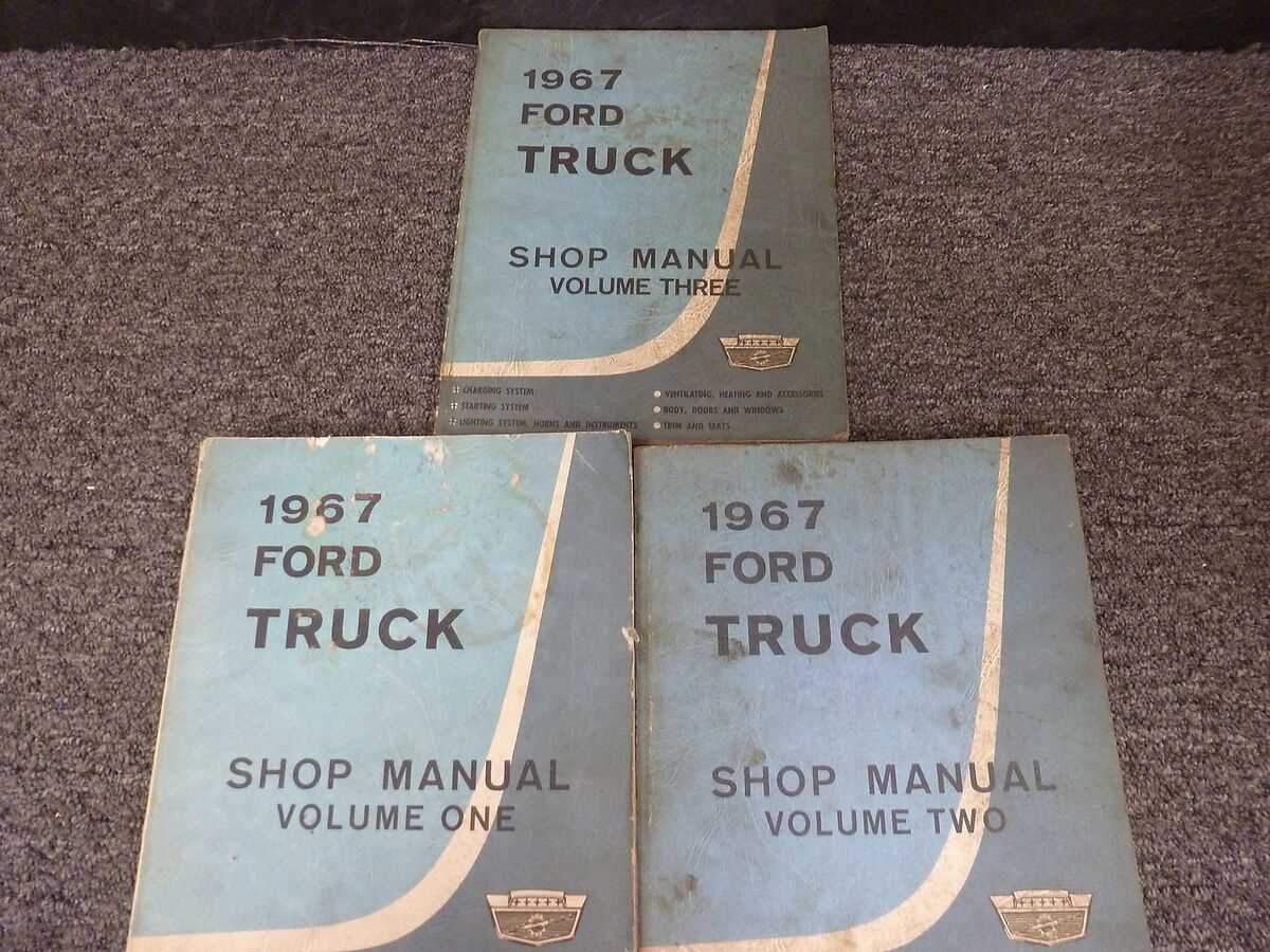 1968 ford f100 repair manual