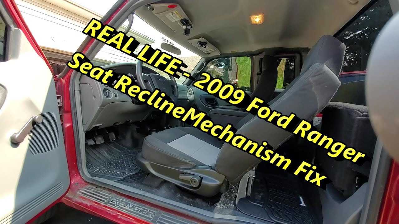 ford ranger seat repair manual