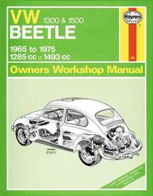 1972 vw beetle repair manual