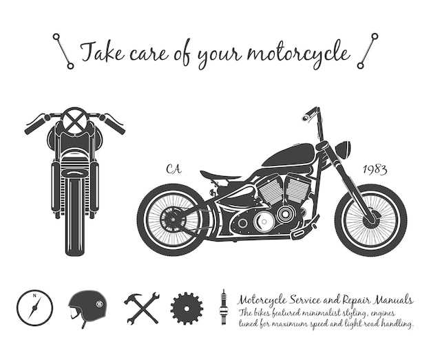 vintage motorcycle repair manuals