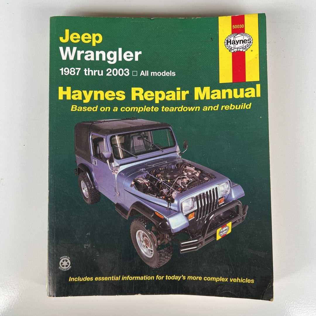 jeep wrangler repair manual