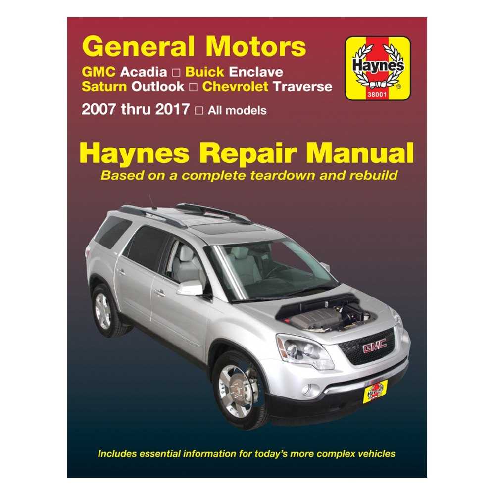 2019 chevy traverse repair manual