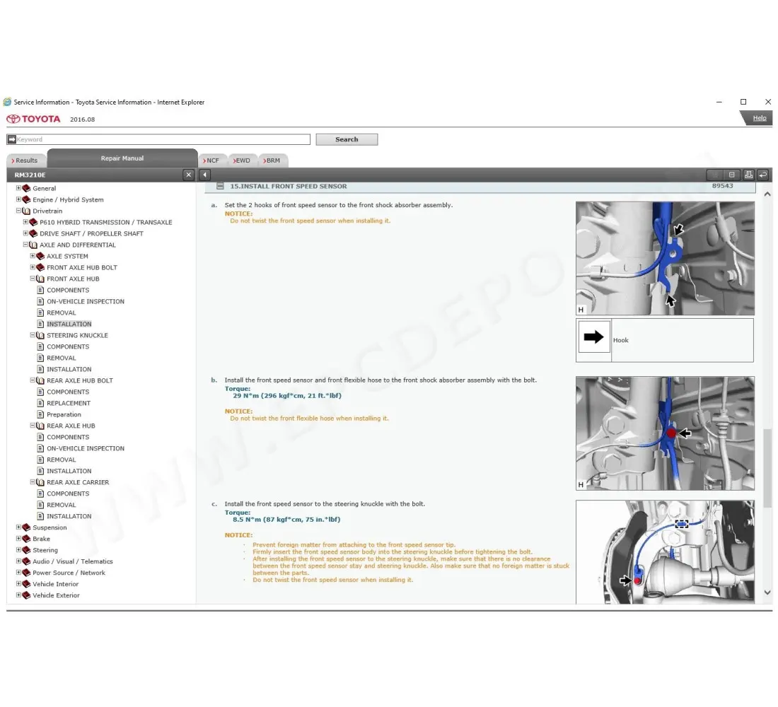 2012 toyota prius repair manual