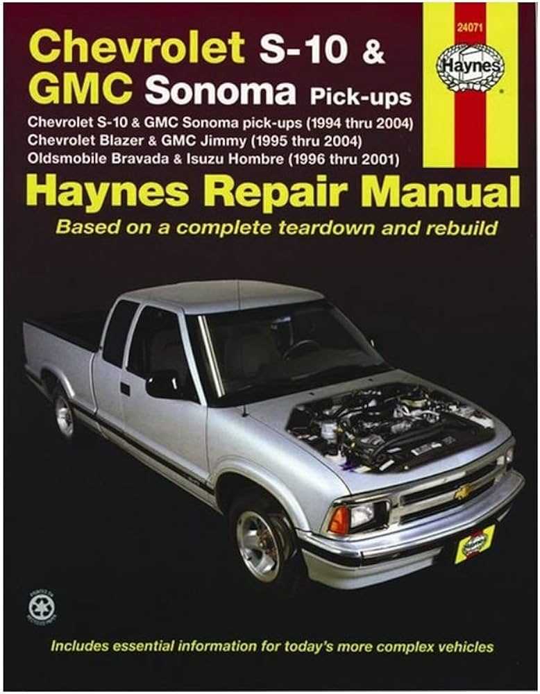 1993 chevy s10 repair manual