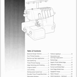 brother serger 1034d repair manual