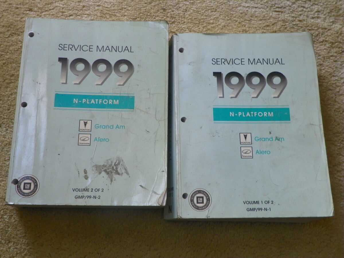 repair manual for 1999 pontiac grand am