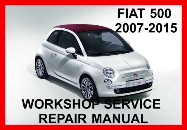 fiat 500x repair manual