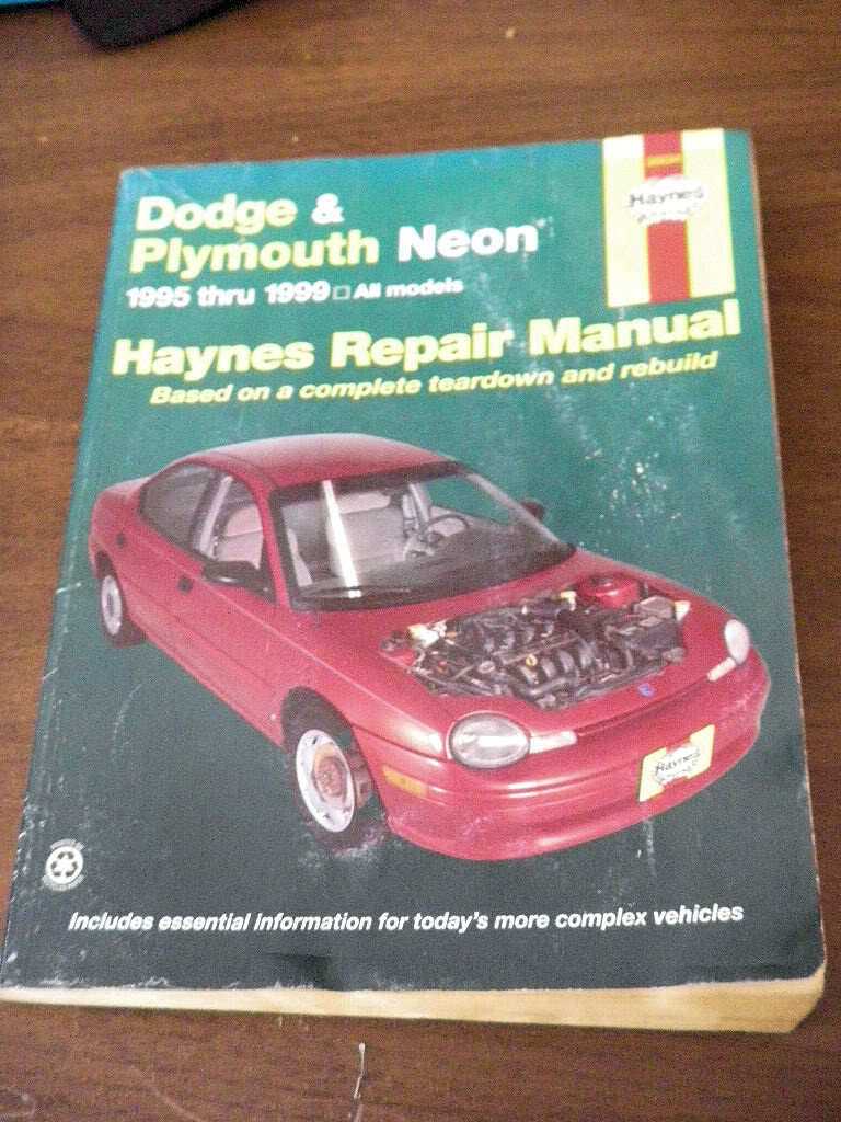 1998 dodge neon repair manual