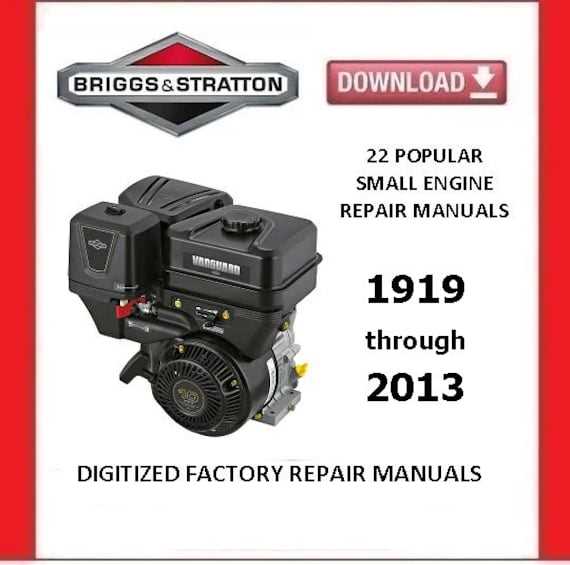 briggs and stratton 12.5 hp engine repair manual