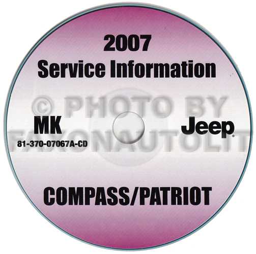 2007 jeep compass repair manual