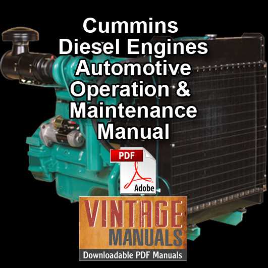 cummins diesel repair manual