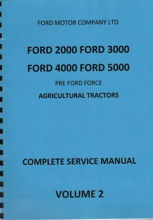 ford 4000 tractor repair manual