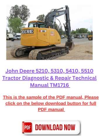 john deere 5410 repair manual