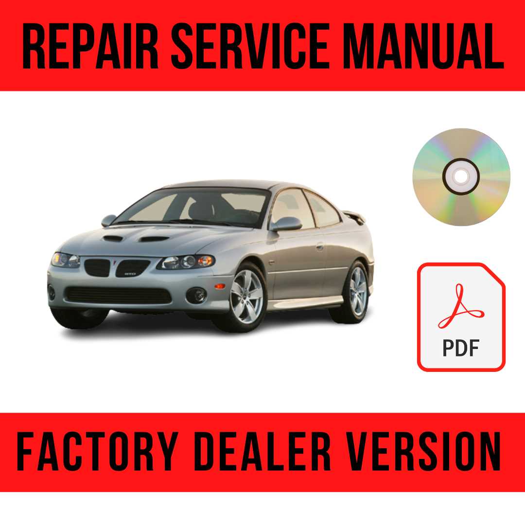 2006 pontiac gto repair manual