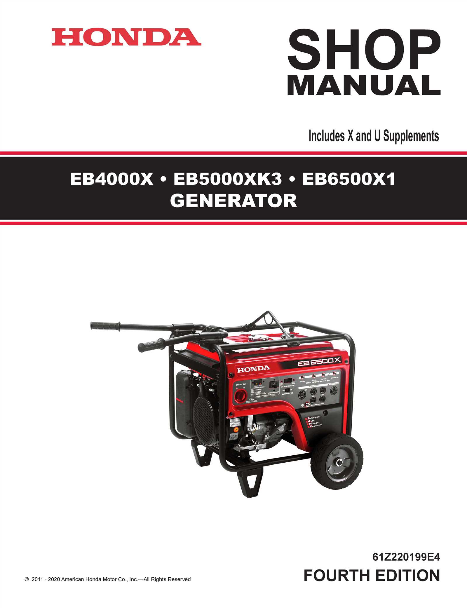 honda 2000i generator repair manual