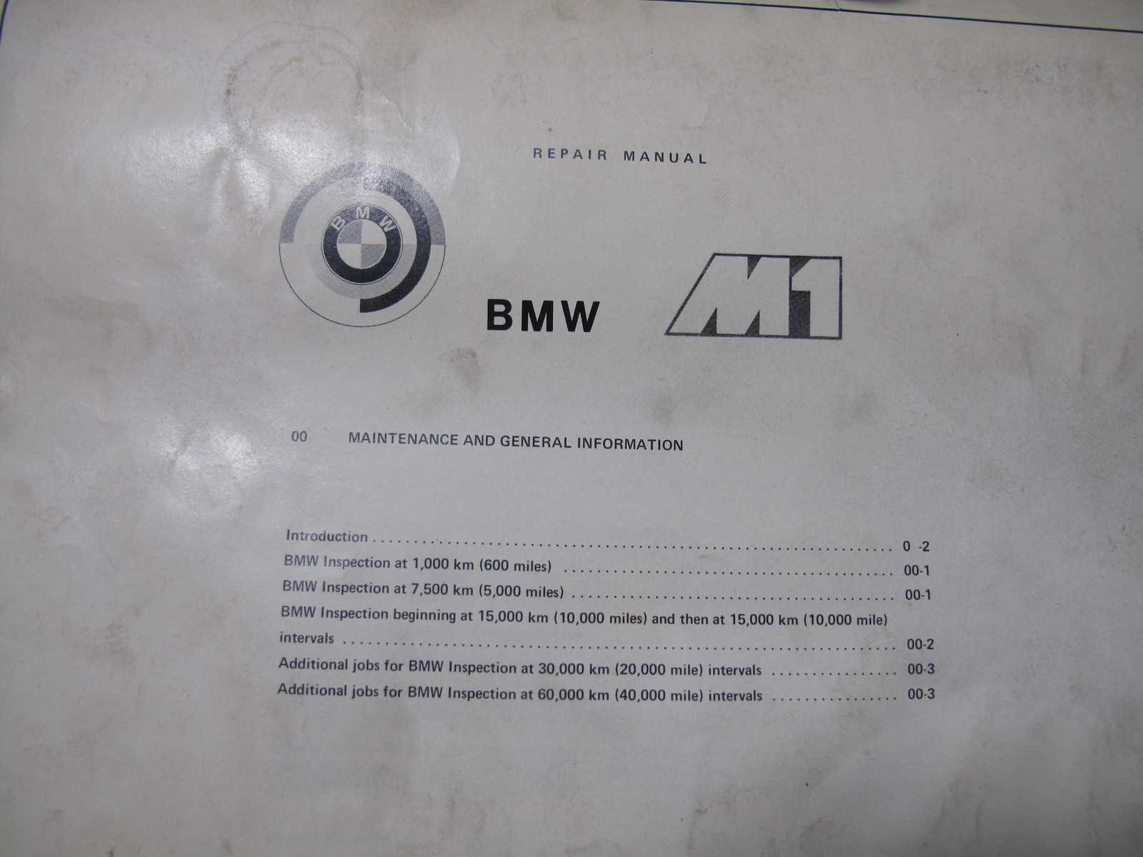 bmw e30 m3 repair manual