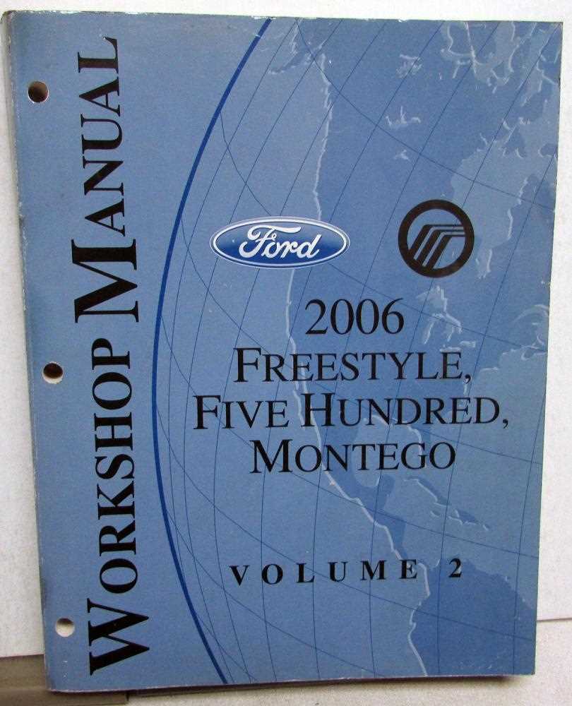 2006 ford freestyle repair manual