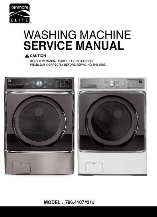 kenmore 500 washing machine repair manual