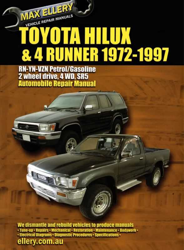 1988 toyota 4runner repair manual