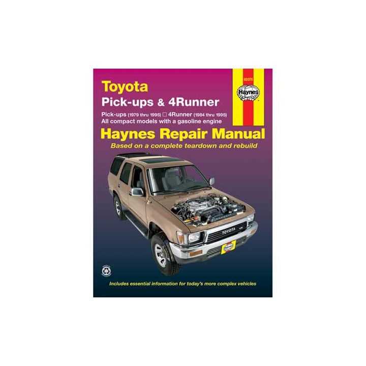 toyota 4runner repair manual