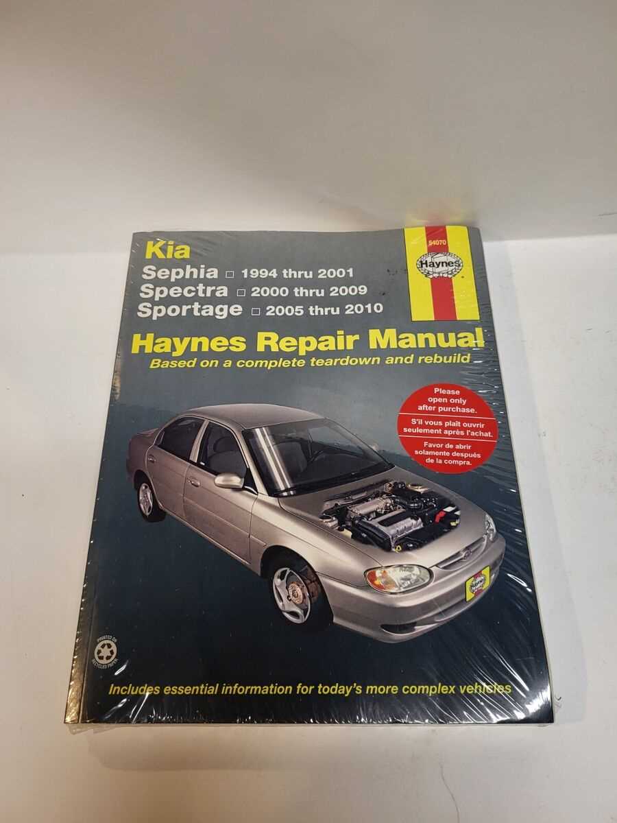 kia sephia repair manual