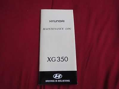 hyundai xg350 repair manual