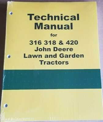 john deere 318 repair manual