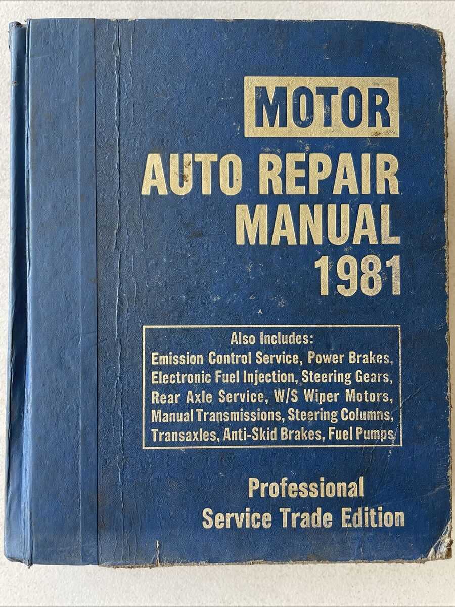 electronic auto repair manuals