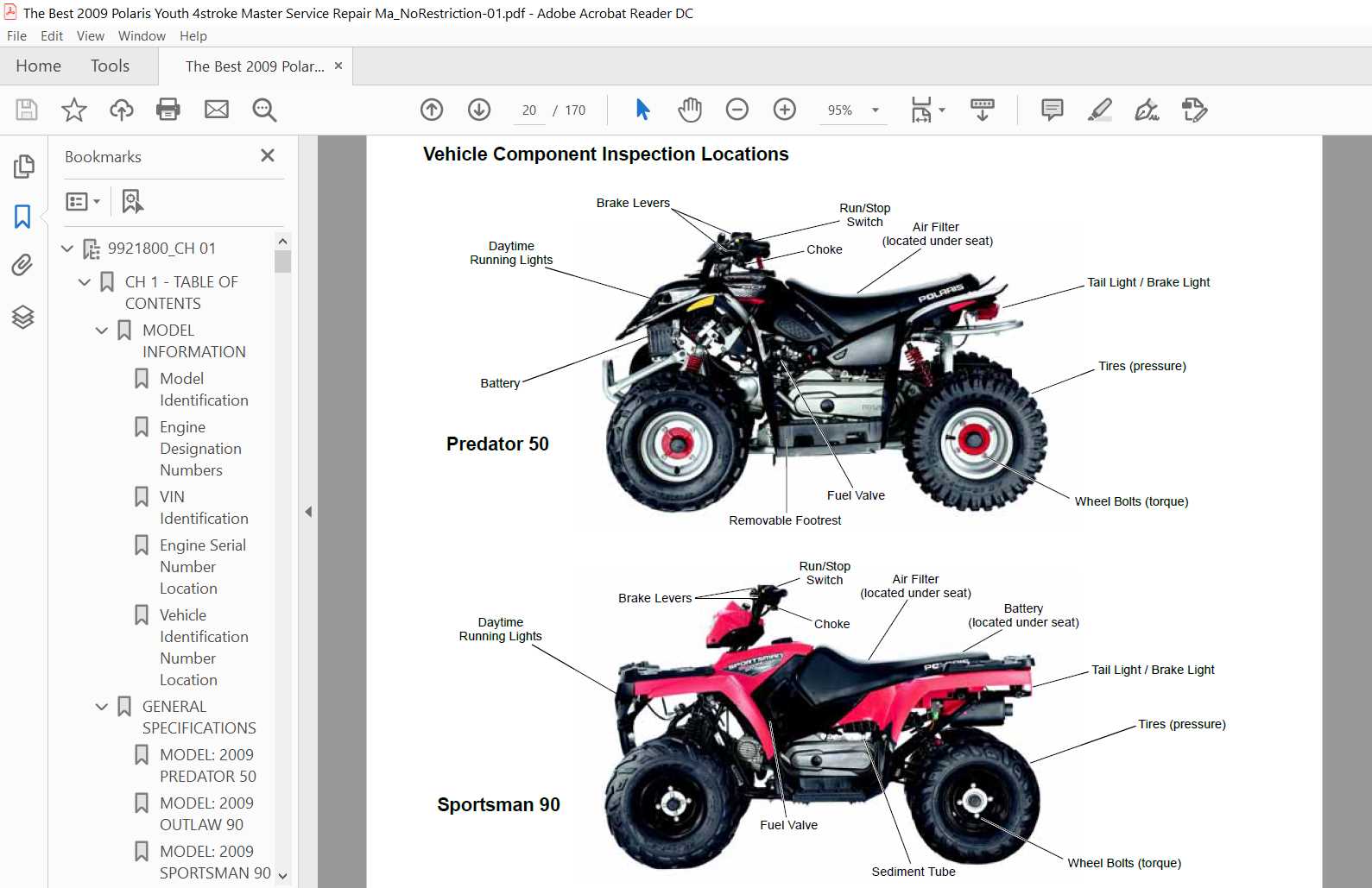 2005 polaris sportsman 90 repair manual