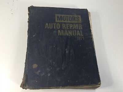 motor automotive repair manuals