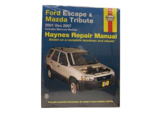 mazda tribute repair manual