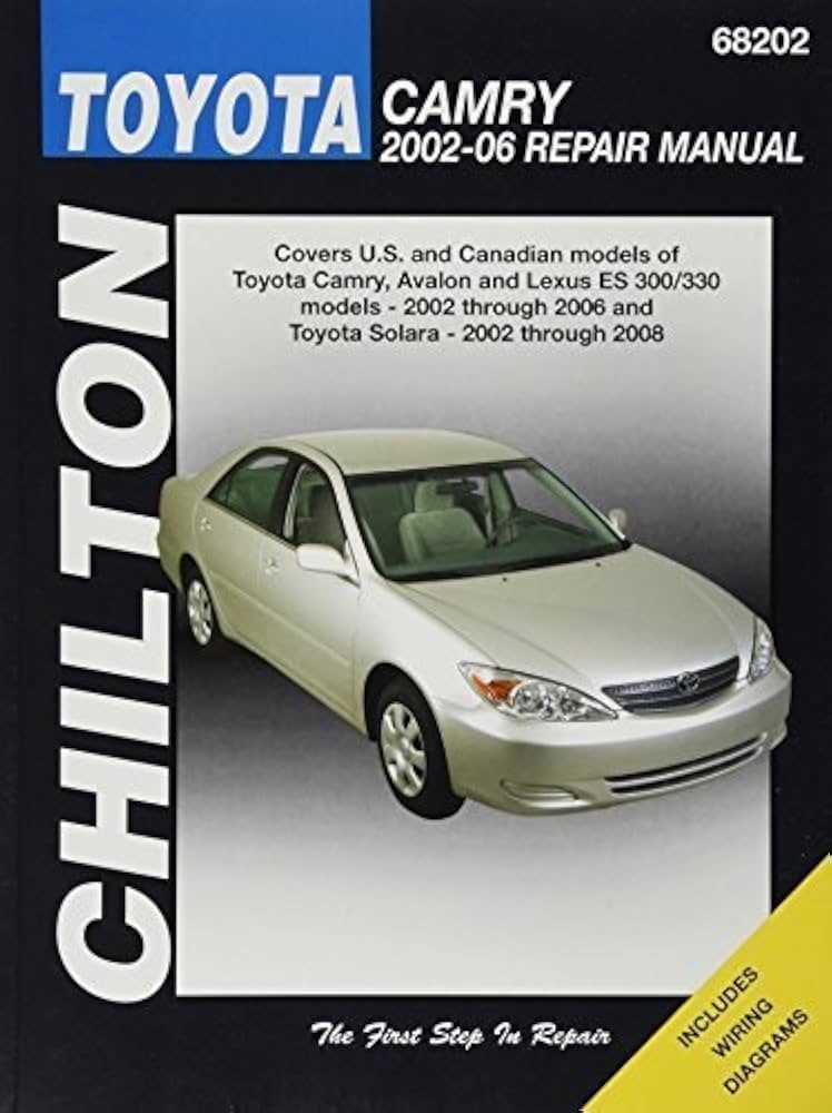 2002 toyota avalon repair manual