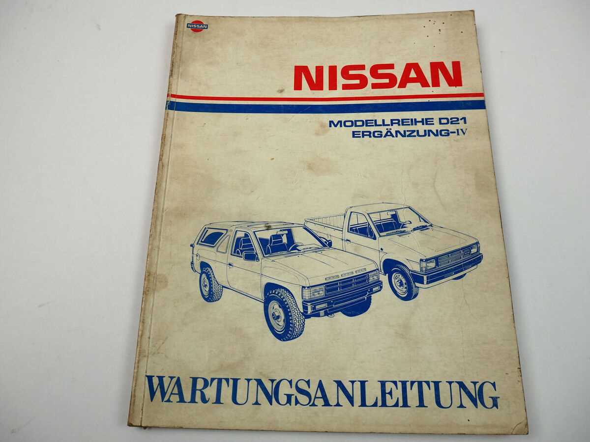 1994 nissan d21 repair manual