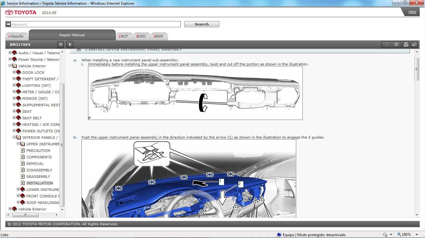 2014 toyota corolla repair manual