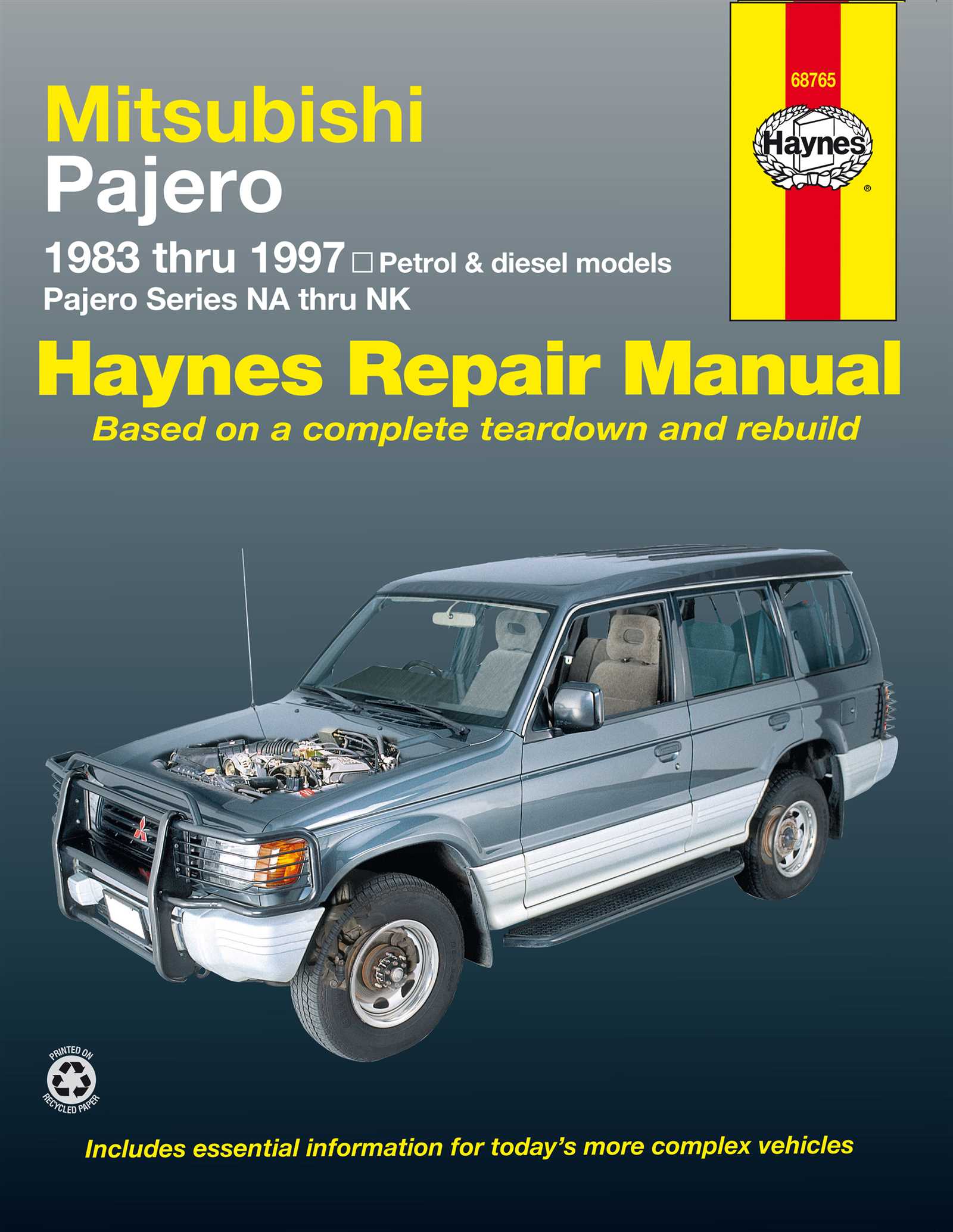 mitsubishi pajero automotive repair manual