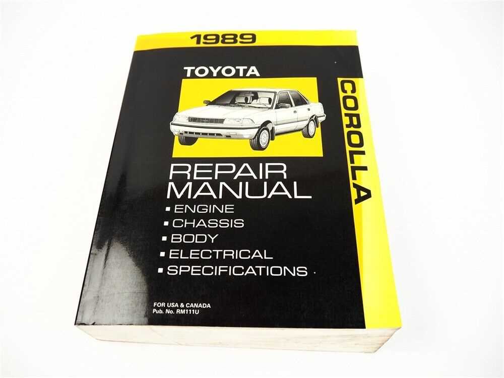 1989 toyota supra repair manual