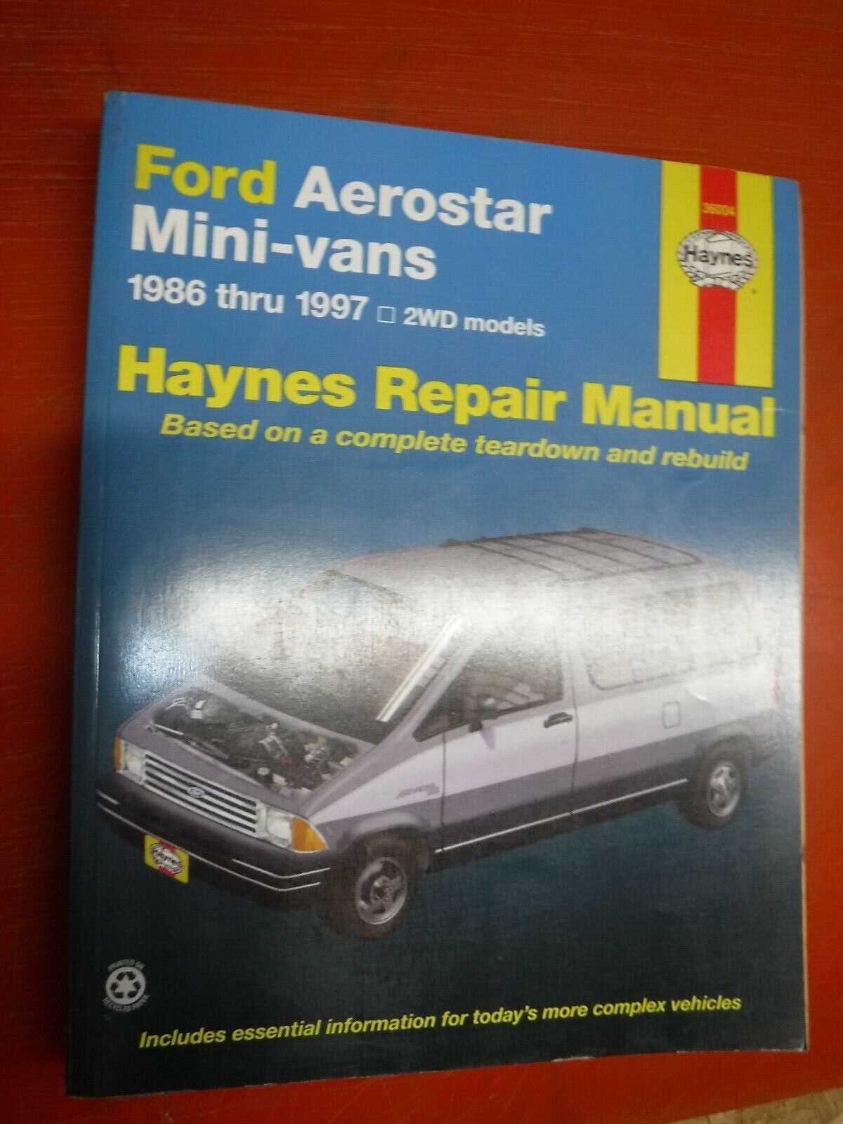 93 ford aerostar repair manual