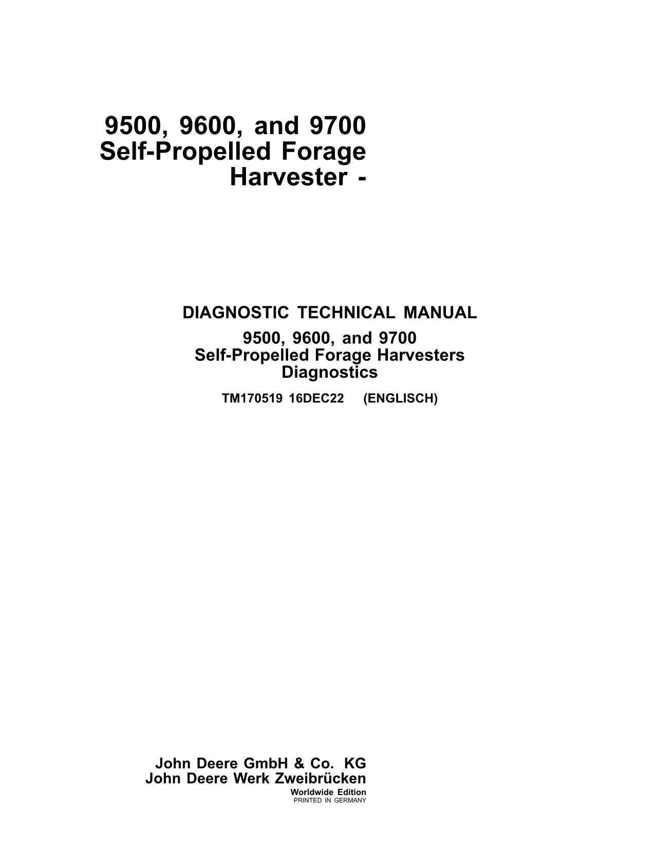 john deere 9500 repair manual