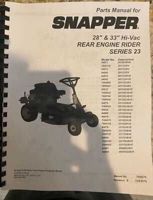 snapper mower repair manual