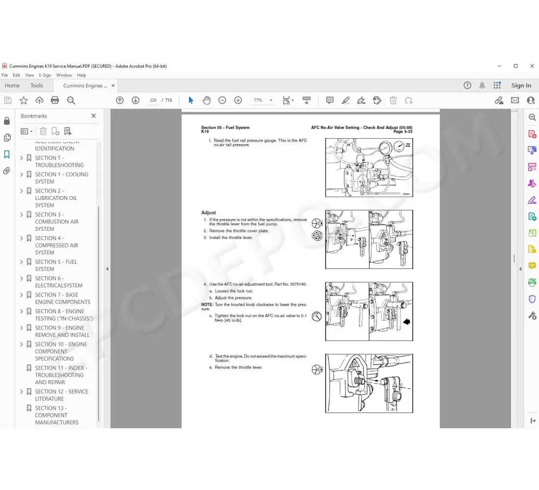 cummins engine repair manual