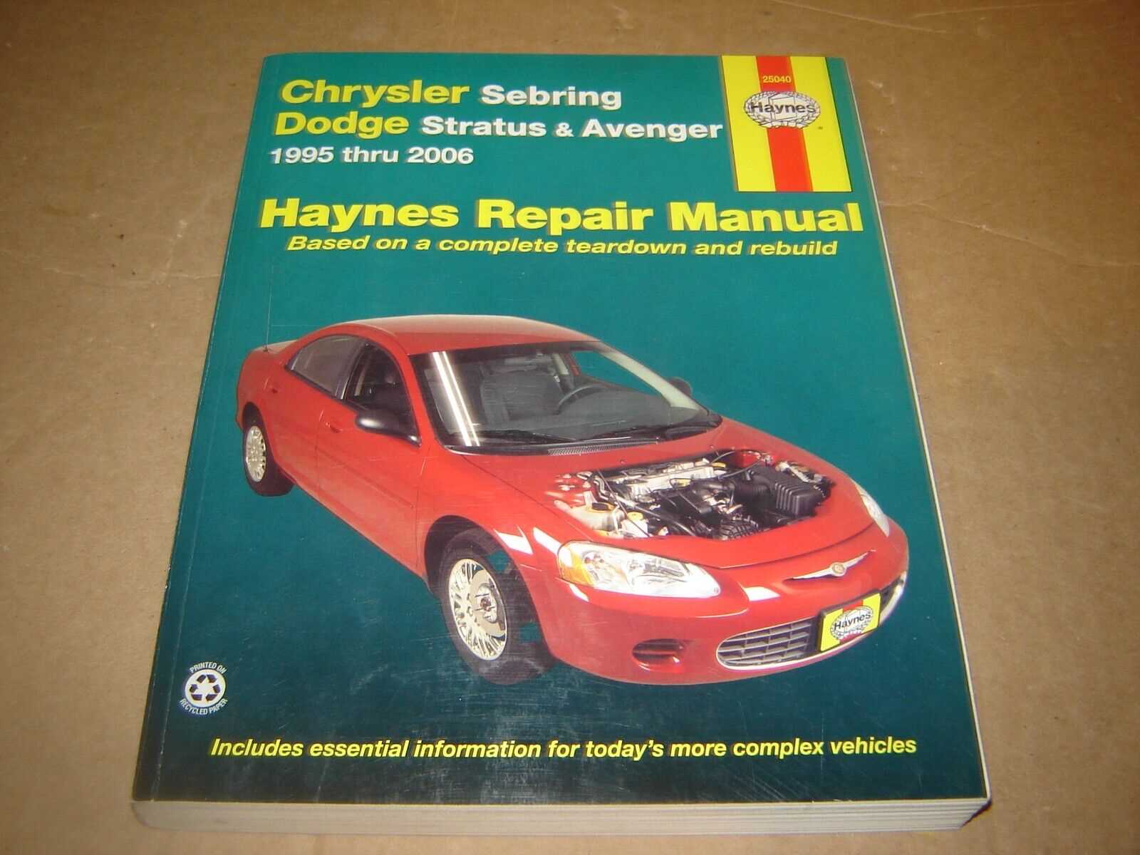 2008 chrysler sebring convertible repair manual