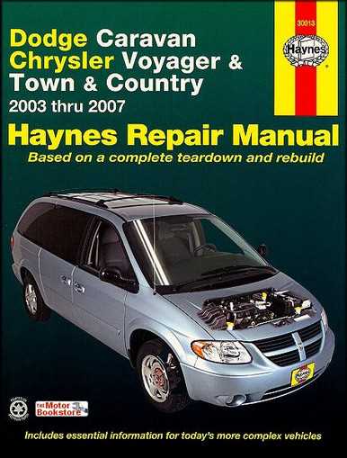 grand caravan repair manual