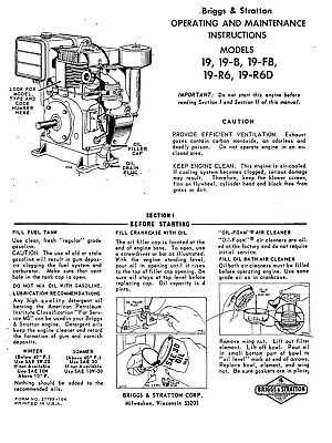 briggs and stratton engine repair manual