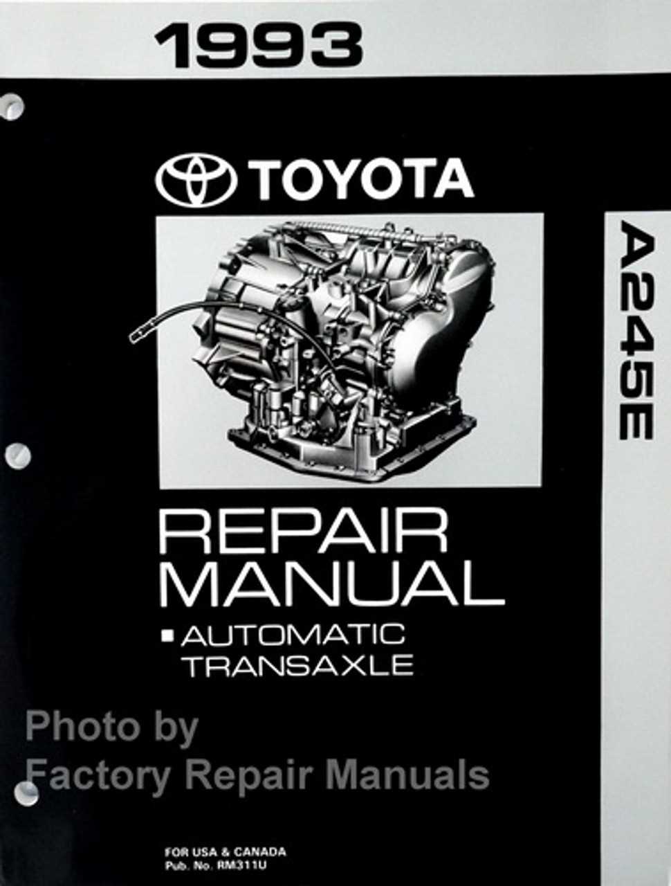 manual transmission repair manual