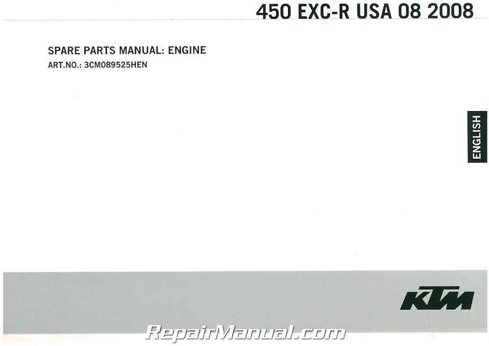 2004 ktm 450 exc repair manual